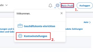 Paypal Adresse hinzufgen (1) - EBC Sport Bremsen